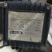 DONATİ 1 TON (15 METRE) ELEKTRİKLİ VİNÇ,